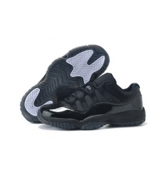 Air Jordan 11 Shoes 2015 Womens Low All Black