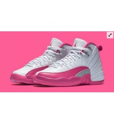 Air Jordan 12 GS Dynamic Pink Preorder Women Shoes