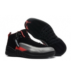 Air Jordan 12 Shoes 2014 Womens Black Grey