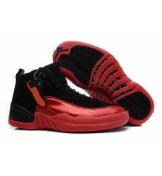 Air Jordan 12 Shoes 2014 Womens Red Black