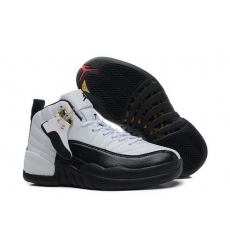 Air Jordan 12 Shoes 2014 Womens White Black