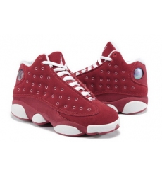 Air Jordan 13 Shoes 2013 Womens Anti Fur Red White