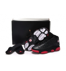 Air Jordan 13 Shoes 2015 Womens Black Red White