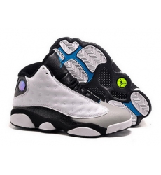 Air Jordan 13 Shoes 2015 Womens White Black Grey