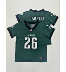 Toddlers Philadelphia Eagles 26 Saquon Barkley Green Vapor Untouchable Limited Football Stitched Jersey