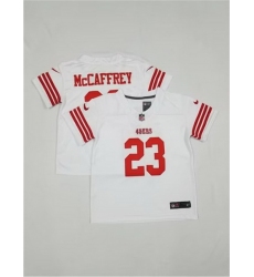 Toddlers San Francisco 49ers 23 Christian McCaffrey White Vapor Untouchable Stitched Football Jersey