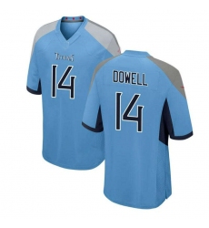Tennessee Titans  14 Colton Dowell Light Blue Stitched Vapor Limited Football Jerseys