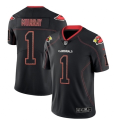 Cardinals 1 Kyler Murray Lights Out Black Men Stitched Football Limited Rush Jersey