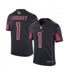 Men Arizona Cardinals #1 Kyler Murray Limited Black Rush Vapor Untouchable Football Jersey