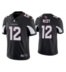 Men Arizona Cardinals 12 Colt McCoy Black Vapor Untouchable Limited Stitched Jersey