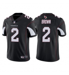 Men Arizona Cardinals 2 Marquise Brown Black Vapor Untouchable Limited Stitched Jersey
