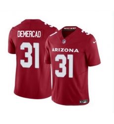 Men Arizona Cardinals 31 Emari Demercado Red 2023 F U S E  Vapor Untouchable Limited Stitched Football Jersey