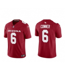 Men Arizona Cardinals 6 James Conner Red 2023 F U S E  Vapor Untouchable Limited Stitched Football Jersey