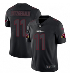 Men Nike Arizona Cardinals 11 Larry Fitzgerald Limited Black Rush Impact NFL Jersey