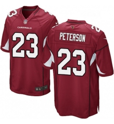 Men Nike Arizona Cardinals 23 Adrian Peterson Game Red Team Color NFL Jersey