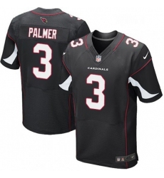 Men Nike Arizona Cardinals 3 Carson Palmer Elite Black Alternate NFL Jersey