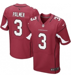 Men Nike Arizona Cardinals 3 Carson Palmer Elite Red Team Color NFL Jersey