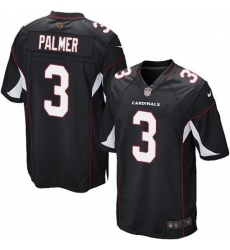 Men Nike Arizona Cardinals 3 Carson Palmer Game Black Alternate NFL Jersey