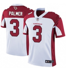 Men Nike Arizona Cardinals 3 Carson Palmer White Vapor Untouchable Limited Player NFL Jersey
