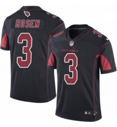 Men Nike Arizona Cardinals 3 Josh Rosen Elite Black Rush Vapor Untouchable NFL Jersey