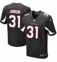 Men Nike Arizona Cardinals 31 David Johnson Elite Black Alternate NFL Jersey