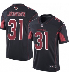 Men Nike Arizona Cardinals 31 David Johnson Elite Black Rush Vapor Untouchable NFL Jersey