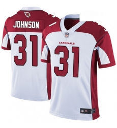 Men Nike Arizona Cardinals 31 David Johnson White Vapor Untouchable Limited Player NFL Jersey