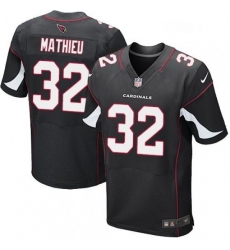 Men Nike Arizona Cardinals 32 Tyrann Mathieu Elite Black Alternate NFL Jersey