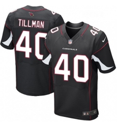 Men Nike Arizona Cardinals 40 Pat Tillman Elite Black Alternate NFL Jersey