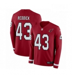 Men Nike Arizona Cardinals 43 Haason Reddick Limited Red Therma Long Sleeve NFL Jersey