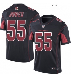 Men Nike Arizona Cardinals 55 Chandler Jones Elite Black Rush Vapor Untouchable NFL Jersey