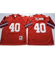 Mitchell And Ness Cardinals #40 Pat Tillman red Throwback Stitched NFL Jersey