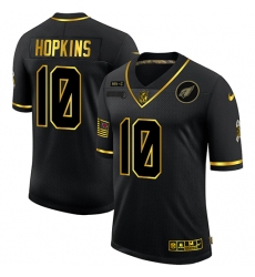 Nike Arizona Cardinals 10 DeAndre Hopkins Black Gold 2020 Salute To Service Limited Jersey