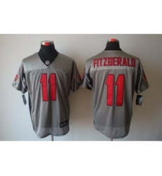Nike Arizona Cardinals 11 Larry Fitzgerald Grey Elite Shadow NFL Jersey