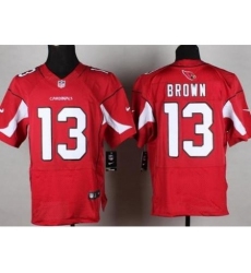Nike Arizona Cardinals 13 Jaron Brown Red Elite NFL Jersey