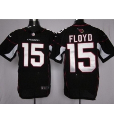 Nike Arizona Cardinals 15 Michael Floyd Black Elite NFL Jersey