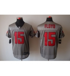 Nike Arizona Cardinals 15 Michael Floyd Grey Elite Shadow NFL Jersey