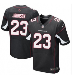 Nike Arizona Cardinals #23 Chris Johnson Black Alternate Mens Stitched NFL Elite Jersey