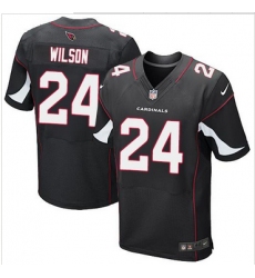 Nike Arizona Cardinals #24 Adrian Wilson Black Alternate Men 27s Stitched NFL Elite Jersey