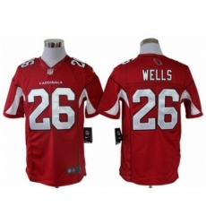 Nike Arizona Cardinals 26 Chris Wells Red Limited NFL Jersey