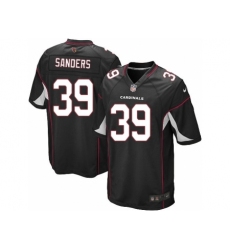 Nike Arizona Cardinals 39 James Sanders Black Game NFL Jersey