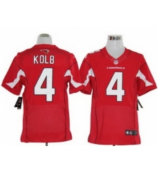 Nike Arizona Cardinals 4 Kevin Kolb Red Elite NFL Jersey