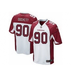Nike Arizona Cardinals 90 Darnell Dockett White Game NFL Jersey