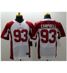 Nike Arizona Cardinals #93 Calais Campbell White Mens Stitched NFL Elite Jersey