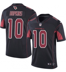 Nike Cardinals 10 DeAndre Hopkins Black Men Stitched NFL Limited Rush Jersey