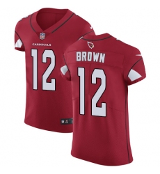 Nike Cardinals #12 John Brown Red Team Color Mens Stitched NFL Vapor Untouchable Elite Jersey