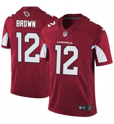 Nike Cardinals #12 John Brown Red Team Color Mens Stitched NFL Vapor Untouchable Limited Jersey