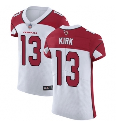 Nike Cardinals #13 Christian Kirk White Mens Stitched NFL Vapor Untouchable Elite Jersey
