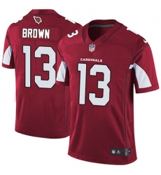 Nike Cardinals #13 Jaron Brown Red Team Color Mens Stitched NFL Vapor Untouchable Limited Jersey