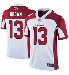 Nike Cardinals #13 Jaron Brown White Mens Stitched NFL Vapor Untouchable Limited Jersey